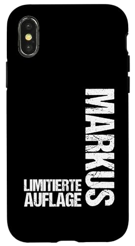 Markus Hülle für iPhone X/XS Markus Hülle für iPhone X/XS von Vorname Markus