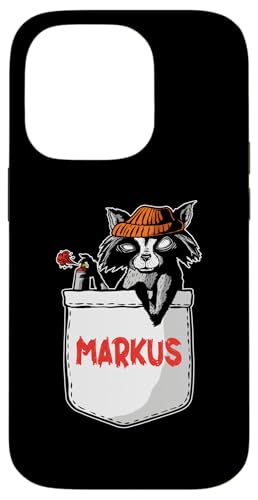 Waschbär Markus Hülle für iPhone 14 Pro Waschbär Markus Hülle für iPhone 14 Pro von Vorname Markus