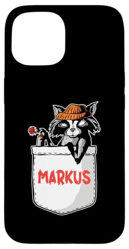 Waschbär Markus Hülle für iPhone 15 Waschbär Markus Hülle für iPhone 15 von Vorname Markus