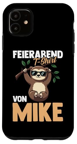 Faultier Mike Hülle für iPhone 11 von Vorname Mike