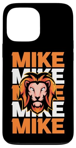 Löwe Mike Hülle für iPhone 13 Pro Max von Vorname Mike