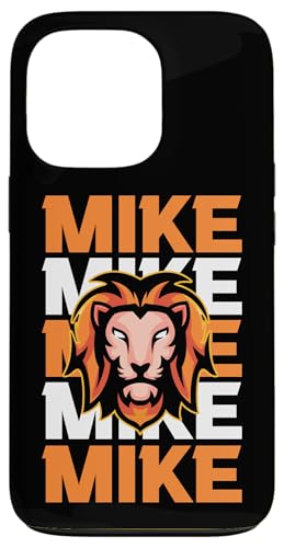 Löwe Mike Hülle für iPhone 13 Pro von Vorname Mike