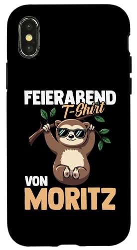 Faultier Moritz Hülle für iPhone X/XS von Vorname Moritz
