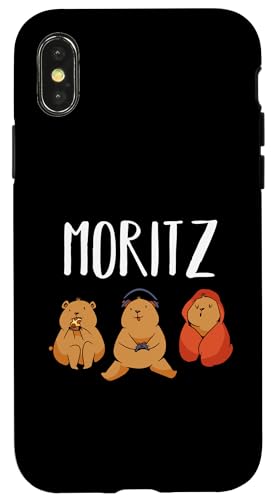 Gamer Zocker Zocken Gaming Moritz Hülle für iPhone X/XS von Vorname Moritz