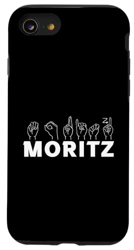 Gebärdensprache Moritz Hülle für iPhone SE (2020) / 7 / 8 von Vorname Moritz