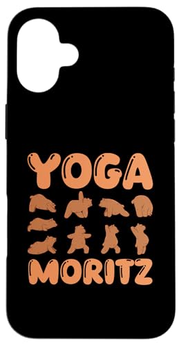 Katze Yoga Moritz Hülle für iPhone 16 Plus von Vorname Moritz