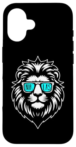 Löwe Niklas Hülle für iPhone 16 von Vorname Niklas