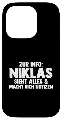 Niklas Hülle für iPhone 14 Pro von Vorname Niklas
