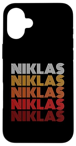 Niklas Hülle für iPhone 16 Plus von Vorname Niklas