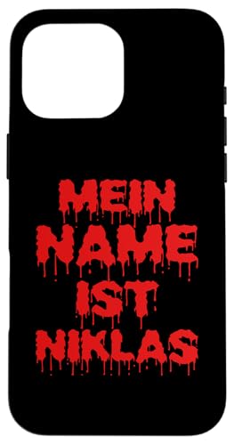Niklas Hülle für iPhone 16 Pro Max von Vorname Niklas