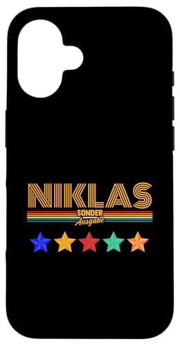Niklas Hülle für iPhone 16 von Vorname Niklas
