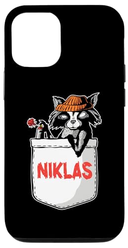 Waschbär Niklas Hülle für iPhone 12/12 Pro von Vorname Niklas