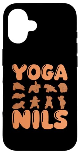 Katze Yoga Nils Hülle für iPhone 16 Katze Yoga Nils Hülle für iPhone 16 von Vorname Nils