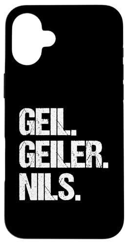Nils Hülle für iPhone 16 Plus Nils Hülle für iPhone 16 Plus von Vorname Nils