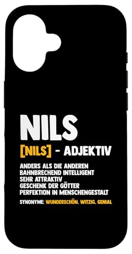 Nils Hülle für iPhone 16 Nils Hülle für iPhone 16 von Vorname Nils