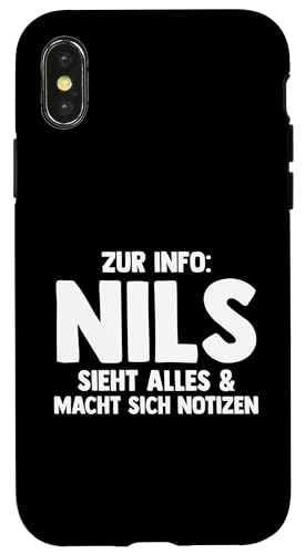 Nils Hülle für iPhone X/XS Nils Hülle für iPhone X/XS von Vorname Nils