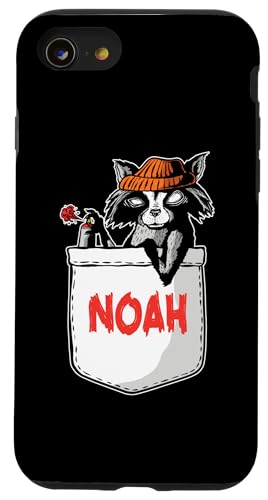 Waschbär Noha Hülle für iPhone SE (2020) / 7 / 8 von Vorname Noha