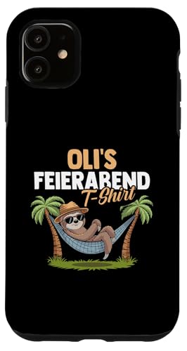 Faultier Oliver Hülle für iPhone 11 von Vorname Oliver Oli