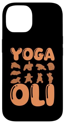 Katze Yoga Oliver Hülle für iPhone 14 von Vorname Oliver Oli