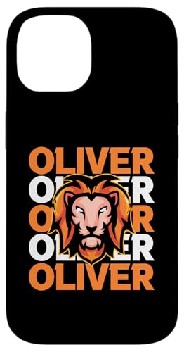 Löwe Oliver Hülle für iPhone 14 von Vorname Oliver Oli