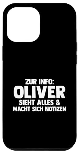 Oliver Hülle für iPhone 12 Pro Max von Vorname Oliver Oli