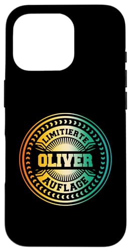 Oliver Hülle für iPhone 16 Pro von Vorname Oliver Oli