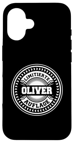 Oliver Hülle für iPhone 16 von Vorname Oliver Oli