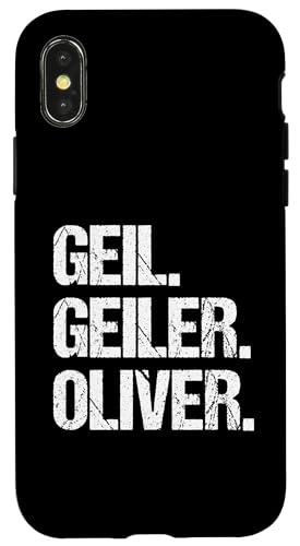 Oliver Hülle für iPhone X/XS von Vorname Oliver Oli