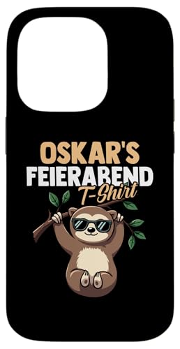 Faultier Oskar Hülle für iPhone 14 Pro von Vorname Oskar