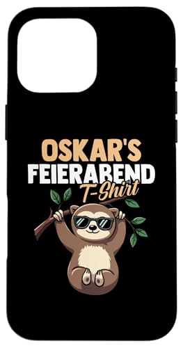 Faultier Oskar Hülle für iPhone 16 Pro Max von Vorname Oskar