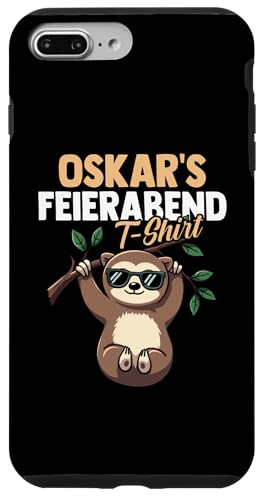 Faultier Oskar Hülle für iPhone 7 Plus/8 Plus von Vorname Oskar
