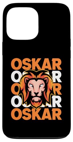 Löwe Oskar Hülle für iPhone 13 Pro Max von Vorname Oskar