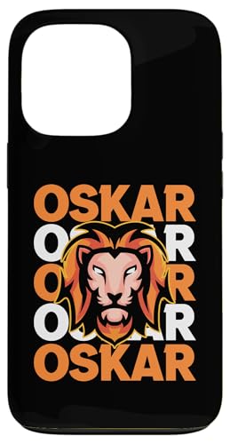 Löwe Oskar Hülle für iPhone 13 Pro von Vorname Oskar