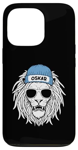 Löwe Oskar Hülle für iPhone 13 Pro von Vorname Oskar