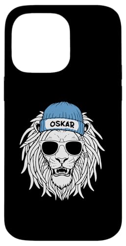Löwe Oskar Hülle für iPhone 14 Pro Max von Vorname Oskar