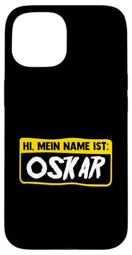 Oskar Hülle für iPhone 15 von Vorname Oskar