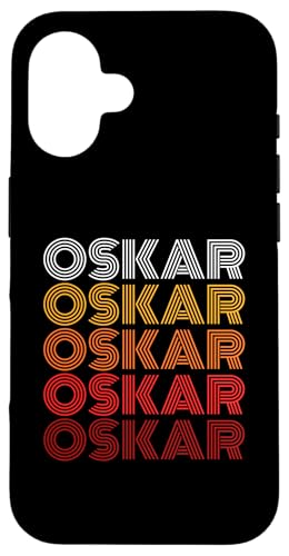 Oskar Hülle für iPhone 16 von Vorname Oskar