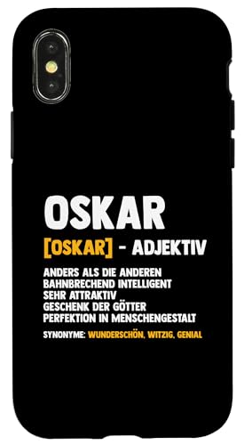 Oskar Hülle für iPhone X/XS Oskar Hülle für iPhone X/XS von Vorname Oskar