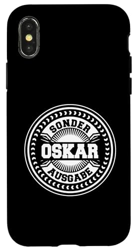 Oskar Hülle für iPhone X/XS von Vorname Oskar