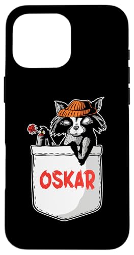 Waschbär Oskar Hülle für iPhone 16 Pro Max Waschbär Oskar Hülle für iPhone 16 Pro Max von Vorname Oskar