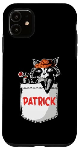 Waschbär Patrick Hülle für iPhone 11 von Vorname Patrick