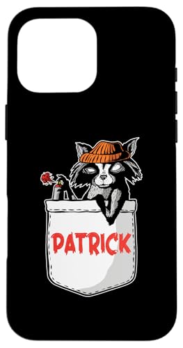 Waschbär Patrick Hülle für iPhone 16 Pro Max von Vorname Patrick