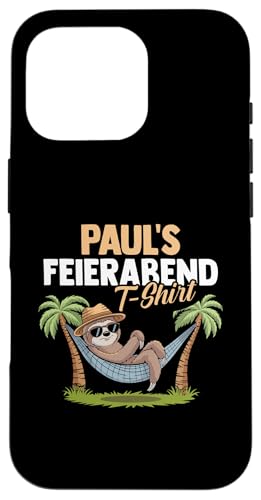 Faultier Paul Hülle für iPhone 16 Pro Faultier Paul Hülle für iPhone 16 Pro von Vorname Paul