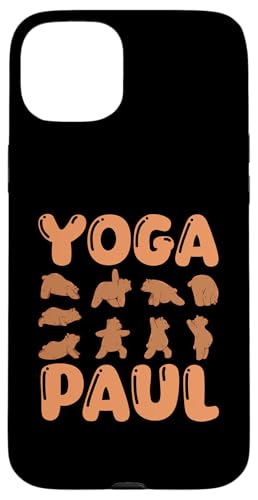Katze Yoga Paul Hülle für iPhone 15 Plus von Vorname Paul