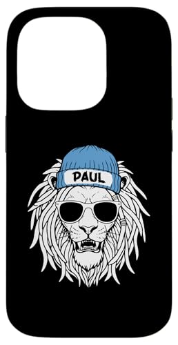 Löwe Paul Hülle für iPhone 14 Pro von Vorname Paul