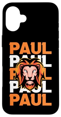 Löwe Paul Hülle für iPhone 16 Plus von Vorname Paul