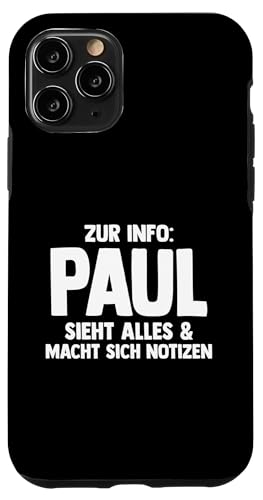 Paul Hülle für iPhone 11 Pro von Vorname Paul