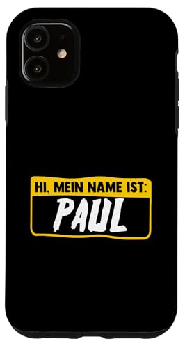 Paul Hülle für iPhone 11 von Vorname Paul