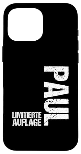Paul Hülle für iPhone 16 Pro Max Paul Hülle für iPhone 16 Pro Max von Vorname Paul