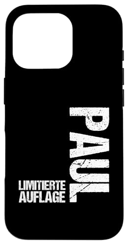 Paul Hülle für iPhone 16 Pro von Vorname Paul